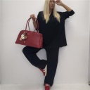 completo in maglia costa larga home